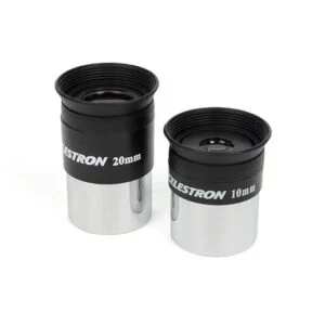 Телескоп Celestron AstroMaster 70AZ Рефрактор снимка от горен ъгъл с видим обектив и монтировка
