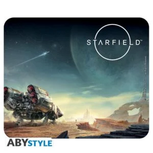 Геймърски пад ABYSTYLE Starfield - Landing продуктова снимка отпред с видим дизайн