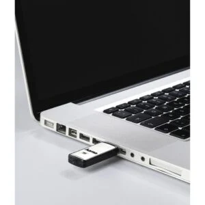 USB памет Fancy 64GB HAMA-108062 детайл на полиран алуминиев корпус