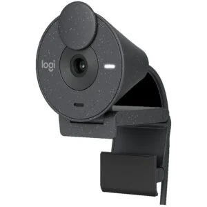 Уеб камера с микрофон LOGITECH Brio 300 продуктова снимка от преден план