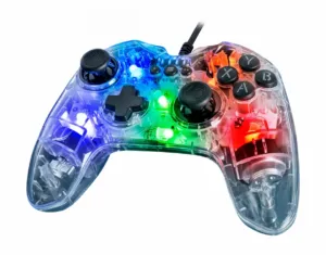 Жичен Геймпад Nacon GC-100XF RGB с видим дизайн и контролни бутони отпред