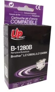 Мастилница UPRINT LC1280XL/1240/1220 BROTHER Черен продукт снимка отпред