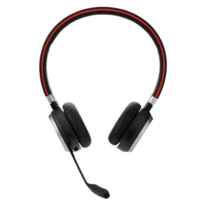 Слушалки с микрофон Jabra Evolve 65 SE продуктова снимка отпред