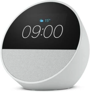 Смарт часовник Amazon Echo Spot 2024 Alexa асистент Бял основен изглед
