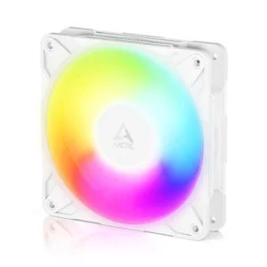 Вентилатор ARCTIC P12 Pro Reverse A-RGB White снимка на продукта с видим дизайн и размери