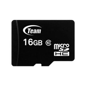 Карта памет TEAM micro SDHC 16GB Class 10 с включен SD адаптер продуктова снимка