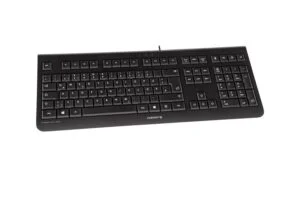Жична клавиатура CHERRY KC 1000 основен изглед с пълен размер и стандартна форма