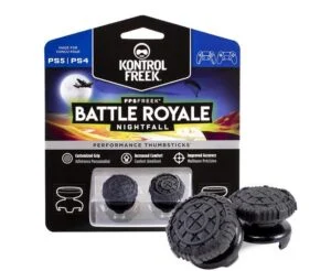 Сменяеми бутончета Thumb Grips KontrolFreek Nightfall PS4/PS5 черни продукт снимка