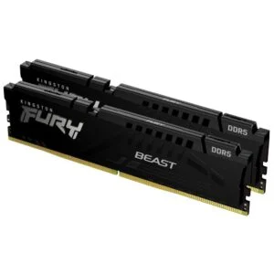 Памет Kingston FURY Beast Black 32GB DDR5 5200MHz KF552C40BBK2-32 снимка на продукта отпред