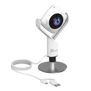 Уеб камера j5create JVCU360 All Around UltraHD 1080p с микрофон и USB интерфейс