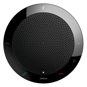 Kонферентна колонка за PC Jabra Speak 410 Черен изглед отпред с бутони за управление