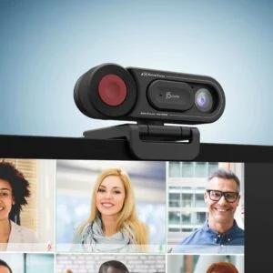 Уеб камера j5create JVU250 с монтажна основа за лесна употреба