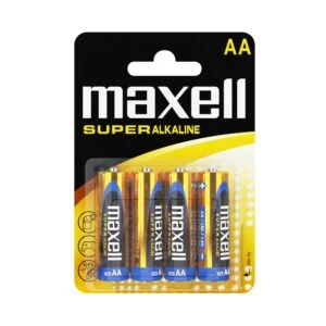 Супералкални батерии MAXELL LR6 XL 4 броя в блистер опаковка снимка отпред