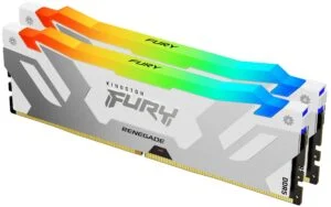 Памет Kingston Fury Renegade White RGB 32GB(2x16GB) DDR5 8000MHz CL38 основна снимка на продукта