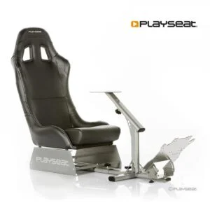 Геймърски стол Playseat Evolution Black страничен изглед с вид на седалката