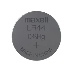Бутонна микроалкална батерия MAXELL LR-44 /AG13/ 1,55V 10 бр. опаковка продукт снимка