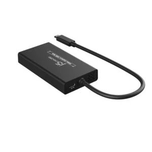 Кепчер j5create JVA01 HDMI - HDMI USB-C хъб Черен основен продукт снимка отпред