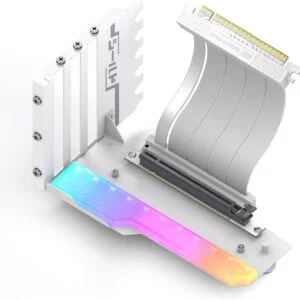 Брекет за вертикален монтаж на GPU EZDIY-FAB RGB PCIe 4.0 Riser Cable 90° основна снимка на продукта
