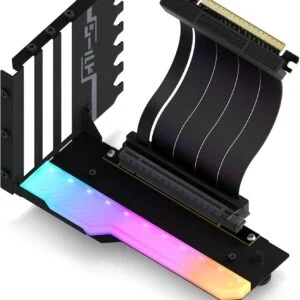 Брекет за вертикален монтаж на GPU EZDIY-FAB RGB PCIe 4.0 Riser Cable 90° основен продукт снимка