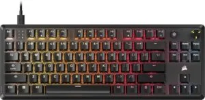 Геймърскa механична клавиатура Corsair K70 RGB MK.2 Core TKL Corsair MLX Red суич основен изглед