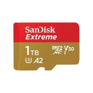 Карта памет SANDISK Extreme microSDXC 1TB продуктова снимка с видим дизайн