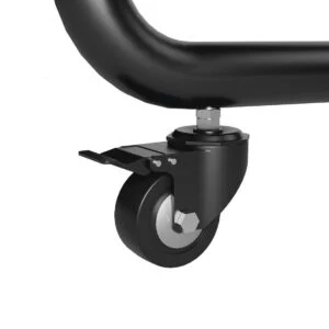 HAMA Метална стойка за TV Trolley 254 см (100") 220875 с монтиран телевизор
