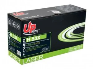 Тонер касета UPRINT Q7553X/EP715 HP/CANON Черен продукт снимка отпред