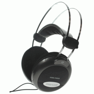 Слушалки MAXELL HOME STUDIO Digital продуктова снимка с големи наушници и дълъг кабел