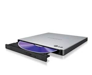 Външно USB DVD записващо устройство LG GP57ES40 USB 2.0 сребърно сиво продуктова снимка