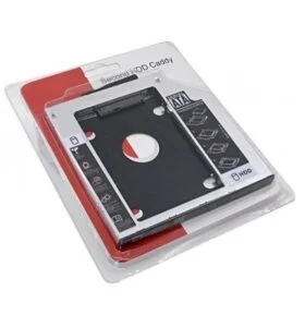Конвертор ESTILLO caddy SATA към SATA HDD bay 9.5mm продуктова снимка отпред