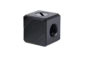Терминал за свързване Alphacool Eiszapfen G1/4 IT 5 посочвен Черен основна продуктова снимка