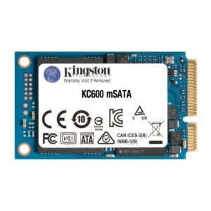 SSD KINGSTON KC600 256GB mSATA продуктова снимка отпред