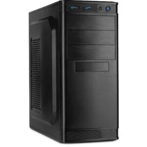 Кутия Inter Tech IT-5905 Mid-Tower ATX основен изглед отпред