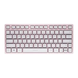 Безжична клавиатура CHERRY KW 7100 MINI BT розова основен изглед