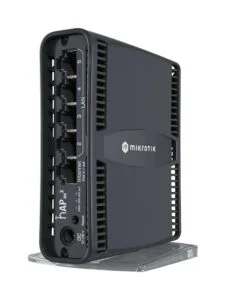 Рутер MikroTik hAP ax2 C52iG-5HaxD2HaxD-TC 2.4/5GHz Eternet LAN Черен продукт снимка отпред
