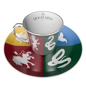 Комплект ABYSTYLE HARRY POTTER Mirror mug & plate set Sorted с чаша и подложка на бял фон