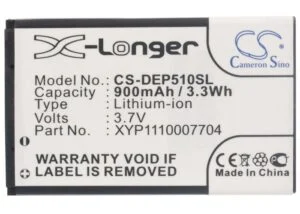 Батерия за телефон DORO 1360 1362 CS-DEP510SL 3 7V 900mAh LiIon Cameron Sino основна снимка