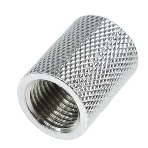 Муфа Alphacool с вътрешна резба G1/4 AG хром на продуктова снимка