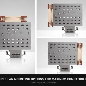Noctua NH-P1 охладител за процесор с вид на монтажната основа