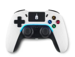 Безжичен геймпад Spartan Gear Aspis 4 за PC и PS4 в бял цвят, основна продуктова снимка