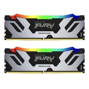 Памет Kingston Fury Renegade Silver RGB 32GB DDR5 6400MHz снимка на продукта отпред