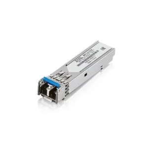 ZYXEL Transceiver Modules SFP-LX-10 снимка на трансивър модул с метален корпус и LC конектор