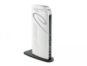Докинг станция Delock За MacBook HDMI Full-HD USB 3.2 LAN Audio Черен/Бял основна снимка на продукта