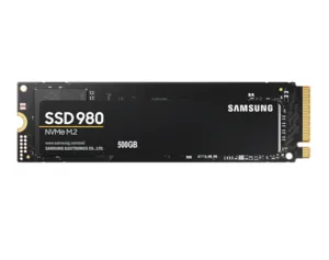 SSD SAMSUNG 980 M.2 Type 2280 500GB PCIe Gen3x4 NVMe V8V500BW продукт снимка отпред