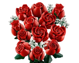 LEGO Botanical - Bouquet of Roses 10328 основна снимка на играчката с многоцветен дизайн