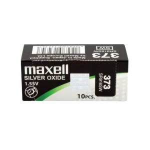 Бутонна батерия сребърна MAXELL SR916 SW /373/1.55V детайлна снимка на батерията