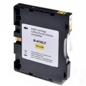 Мастило гел ORINK GC41Y RICOH 32 ml 2500 копия Yellow продукт снимка с жълта мастилена касета
