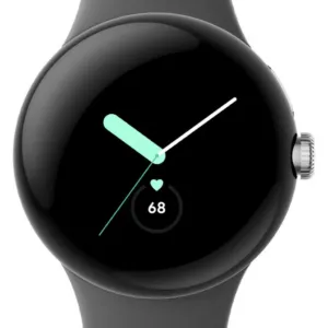 GOOGLE Pixel Watch 41mm (LTE) Silver/Charcoal страничен изглед на смарт часовник
