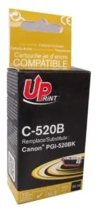 Мастилница UPRINT PGI520 CANON с чип и черен цвят продуктова снимка