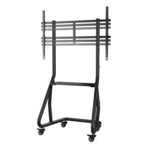 Страничен изглед на HAMA Метална стойка за TV Trolley 254 см (100") 220875